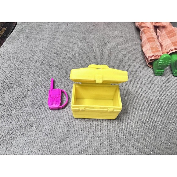 Bass Pro Shops Kelly Doll Fishing Bucket Pole Camping Treehouse Kids Toy Lot - Picture 6 of 16